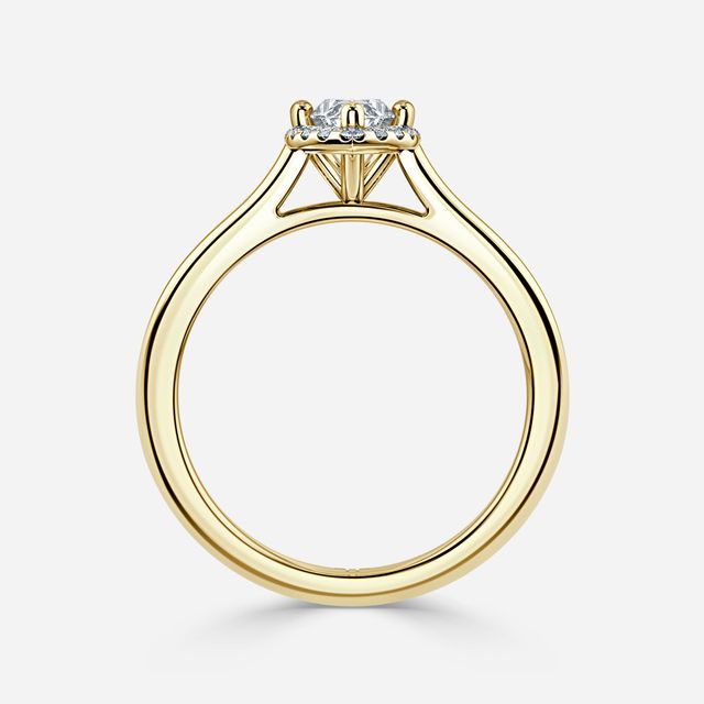 Ava Yellow Gold Engagement Ring
