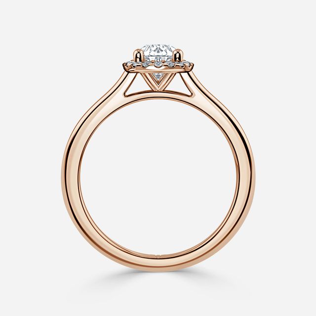 Ava Rose Gold Engagement Ring