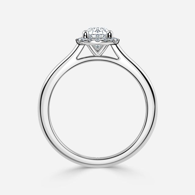 Ava Platinum Engagement Ring