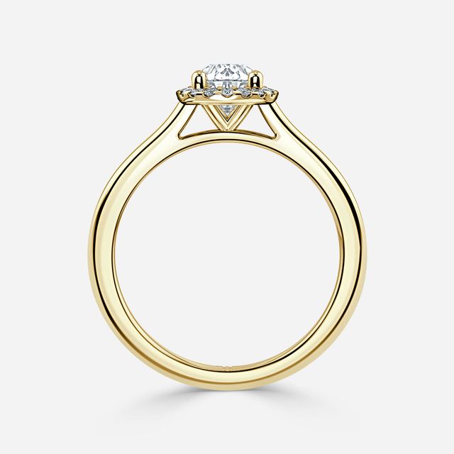 Ava Yellow Gold Engagement Ring