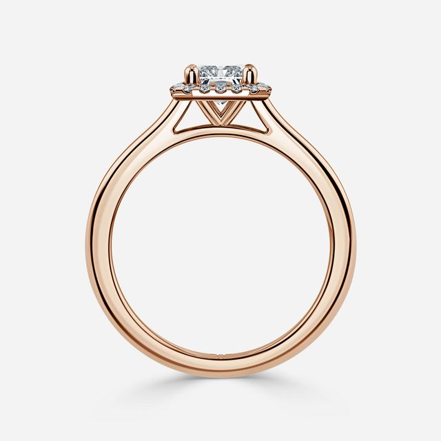 Ava Rose Gold Engagement Ring