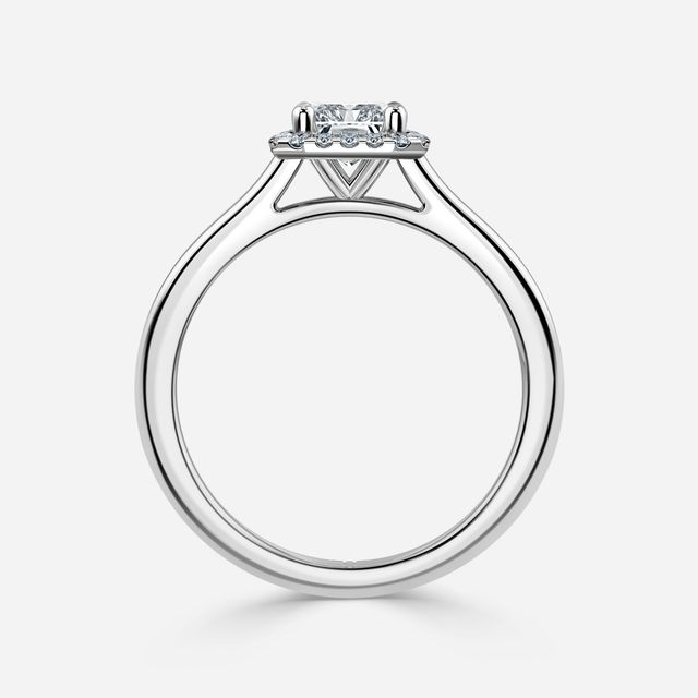 Ava Platinum Engagement Ring