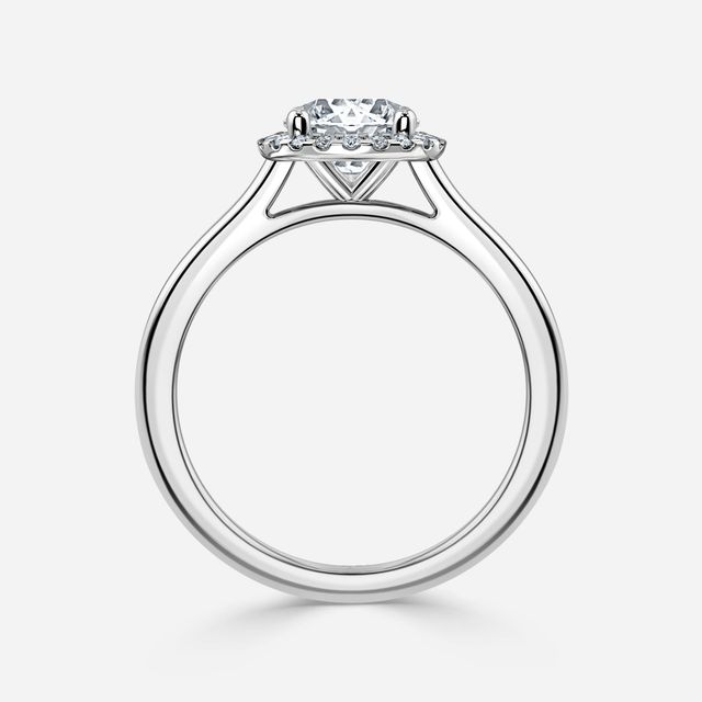 Ava White Gold Engagement Ring