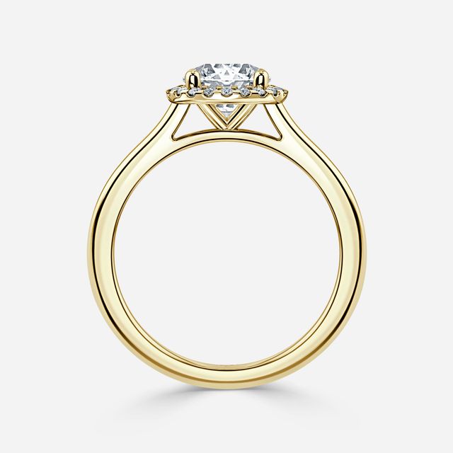 Ava Yellow Gold Engagement Ring