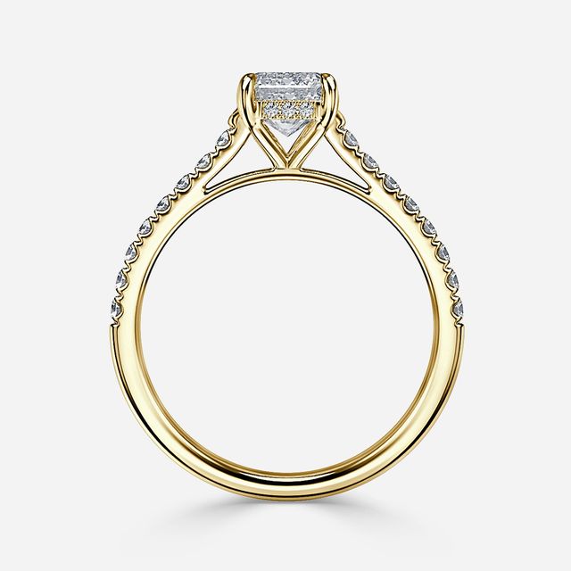 Aisha Yellow Gold Engagement Ring