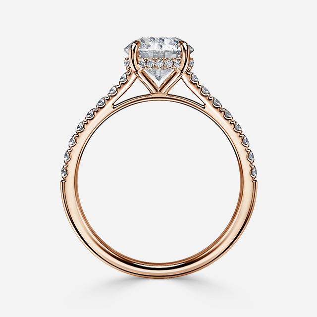 Aisha Rose Gold Engagement Ring