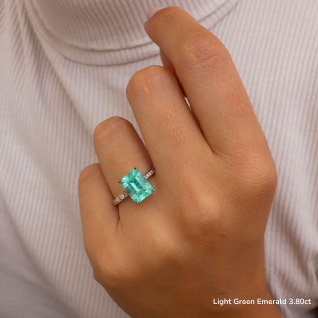 Alexandra White Gold Engagement Ring
