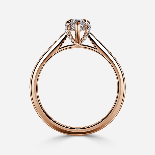 Alexandra Rose Gold Engagement Ring