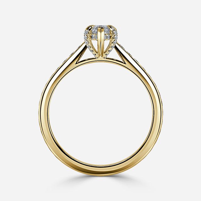 Alexandra Yellow Gold Engagement Ring