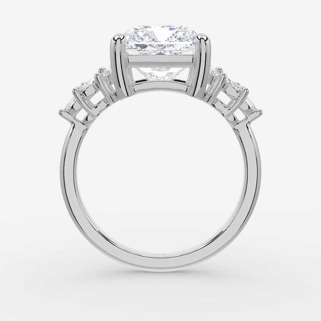 Anastasia White Gold Trilogy Engagement Ring