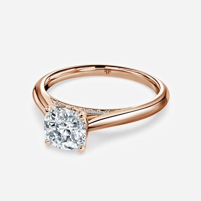 Dalia Rose Gold Solitaire Engagement Ring