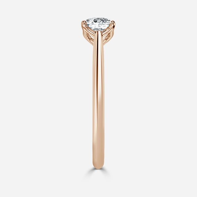 Dalia Rose Gold Solitaire Engagement Ring