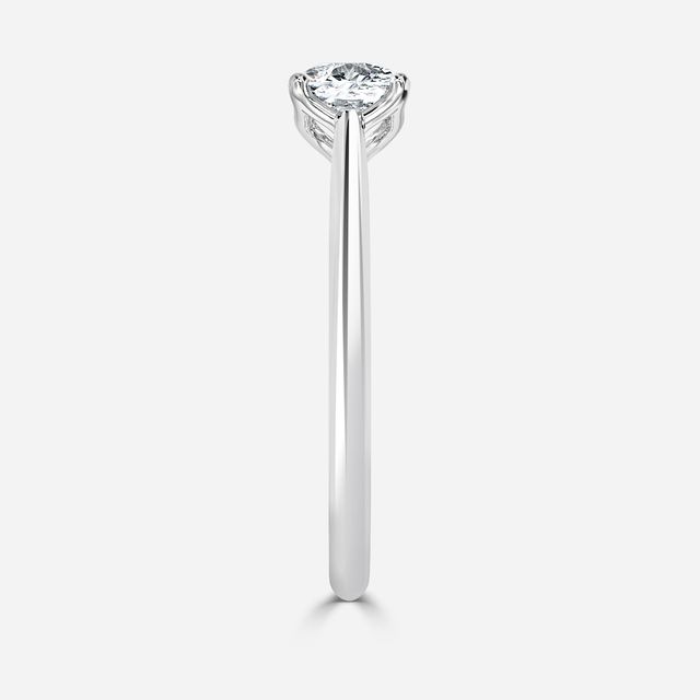 Dalia White Gold Solitaire Engagement Ring