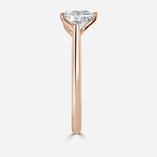Dalia Rose Gold Flower Engagement Ring
