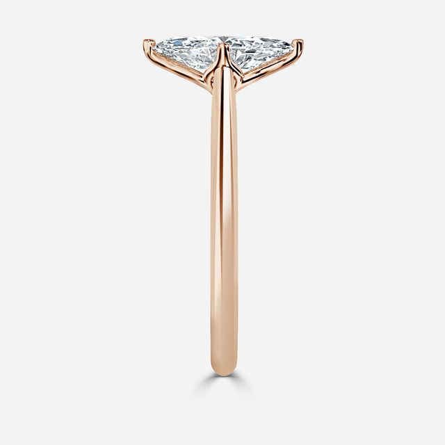 Dalia Rose Gold Solitaire Engagement Ring