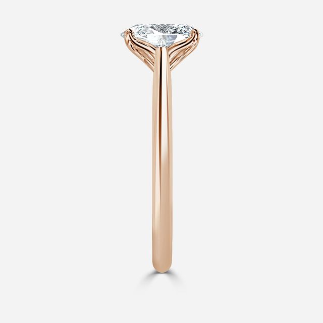 Dalia Rose Gold Solitaire Engagement Ring