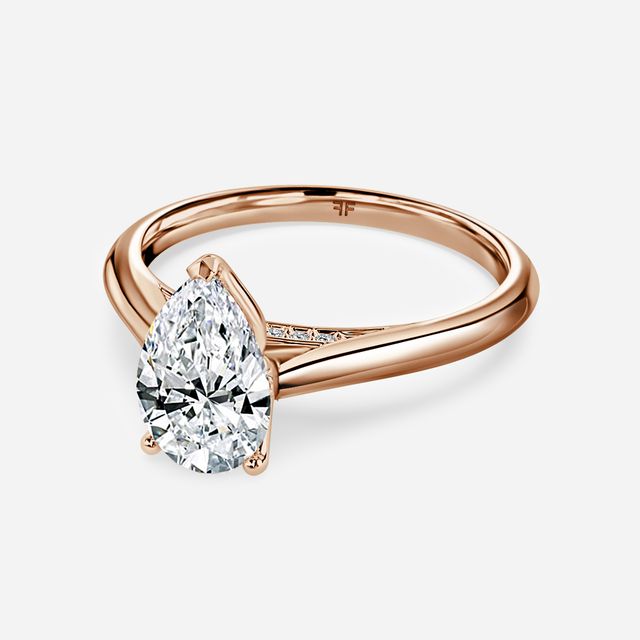Dalia Rose Gold Solitaire Engagement Ring