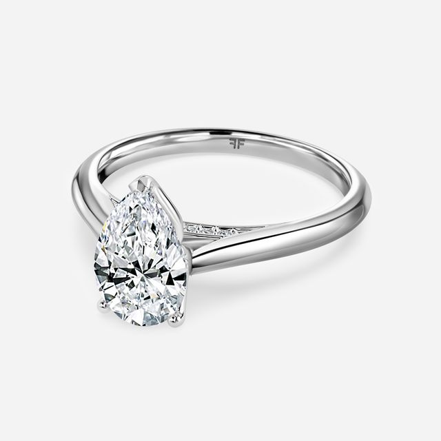 Dalia Platinum Solitaire Engagement Ring