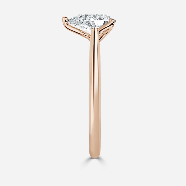 Dalia Rose Gold Solitaire Engagement Ring