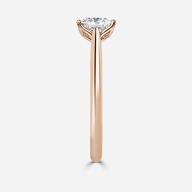 Dalia Rose Gold Flower Engagement Ring