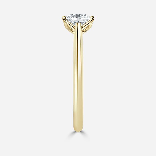 Dalia Yellow Gold Solitaire Engagement Ring