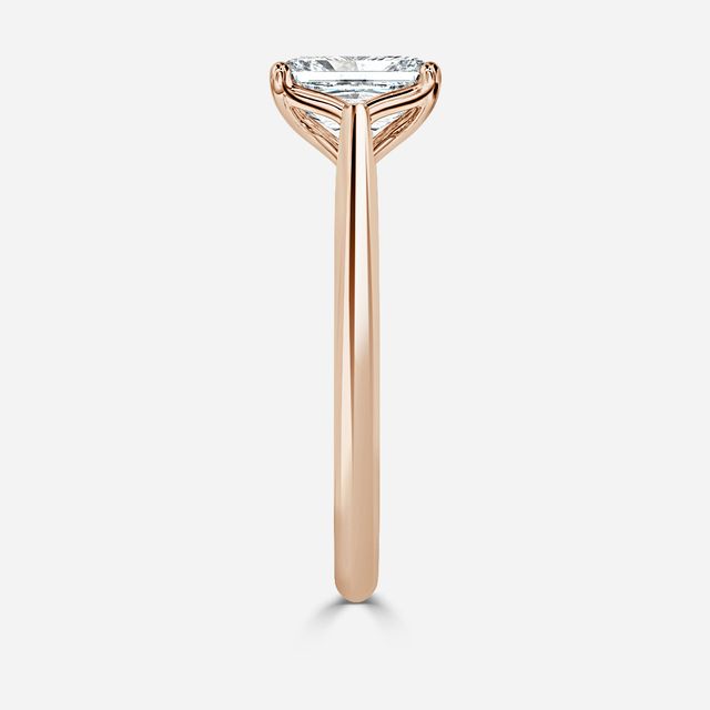 Dalia Rose Gold Flower Engagement Ring