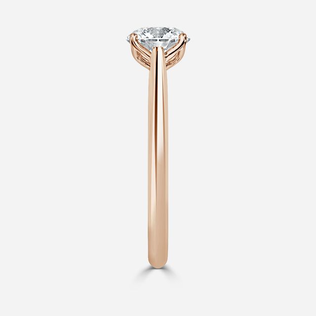 Dalia Rose Gold Flower Engagement Ring