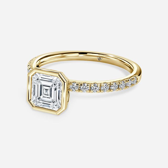 Lyra Yellow Gold Engagement Ring