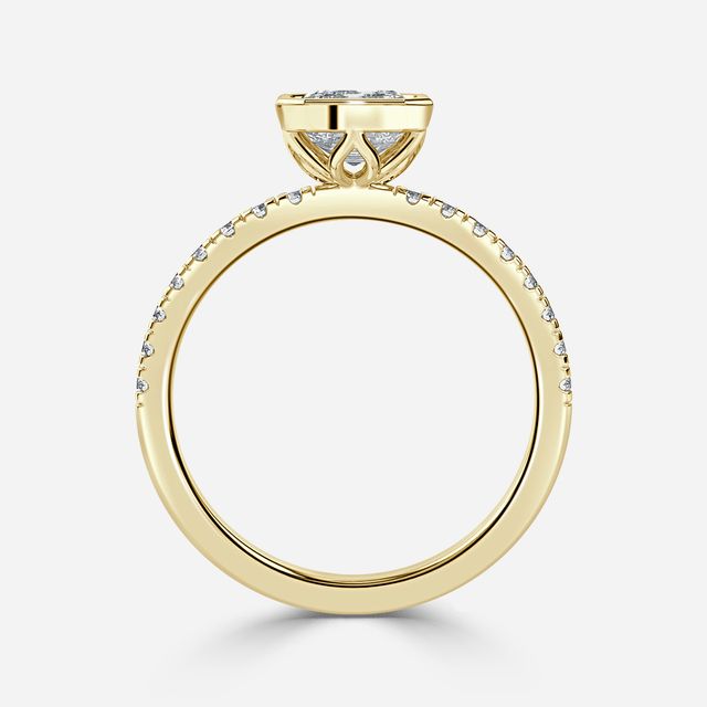 Lyra Yellow Gold Engagement Ring