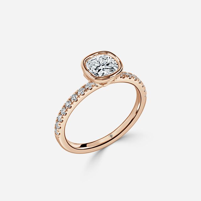 Lyra Rose Gold Engagement Ring