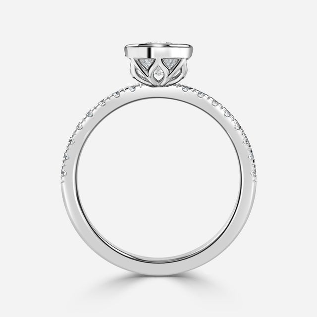 Lyra White Gold Engagement Ring