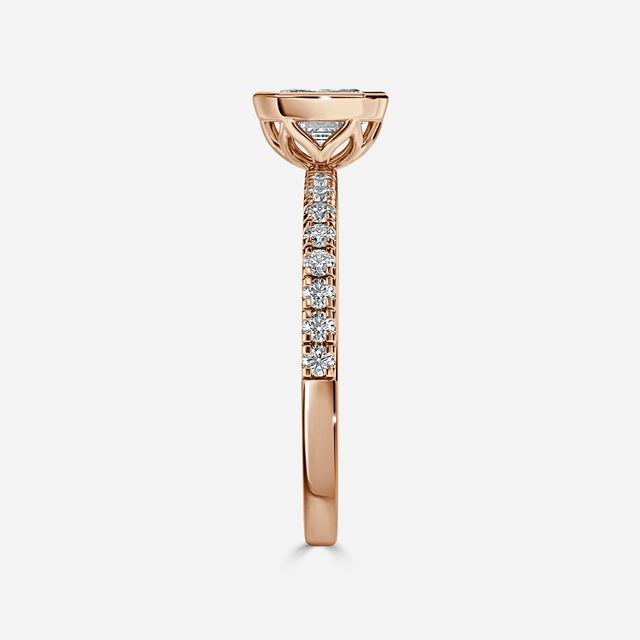 Lyra Rose Gold Engagement Ring