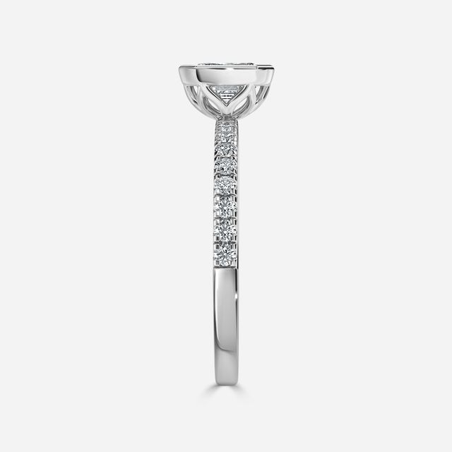 Lyra White Gold Engagement Ring