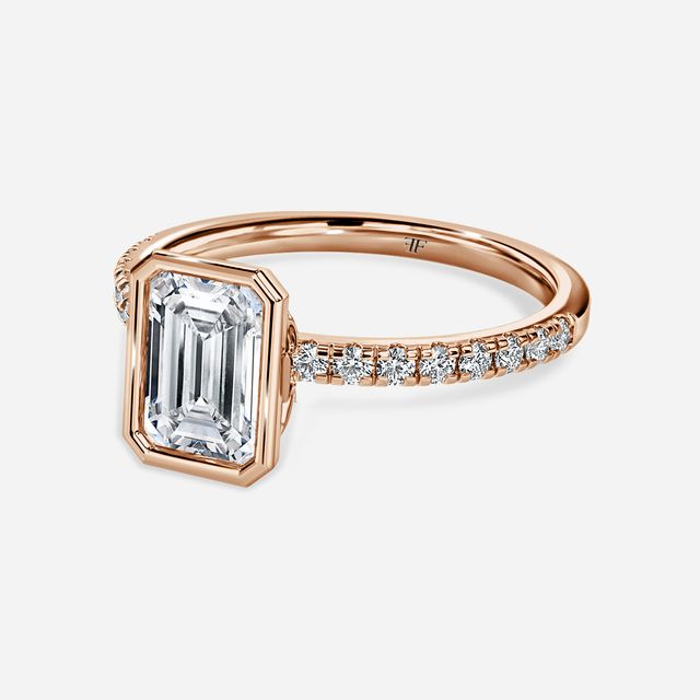 Lyra Rose Gold Engagement Ring