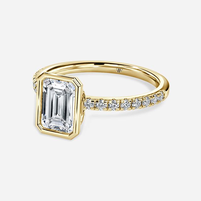 Lyra Yellow Gold Engagement Ring