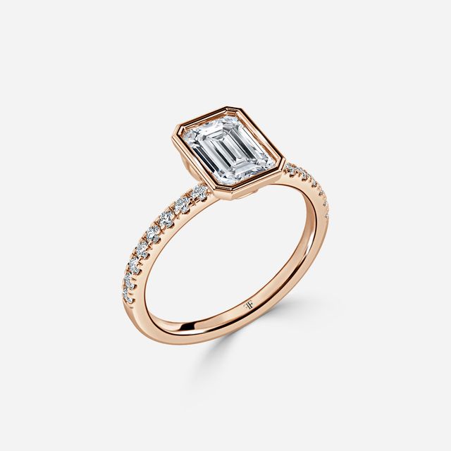 Lyra Rose Gold Engagement Ring