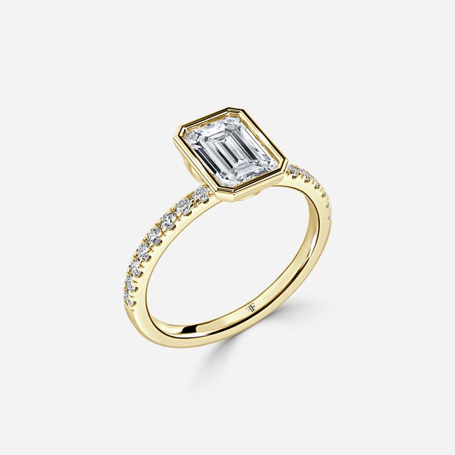 Lyra Yellow Gold Engagement Ring
