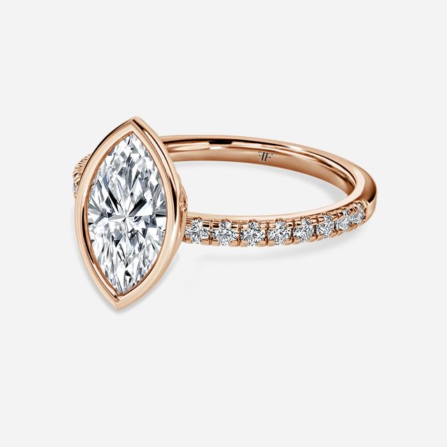 Lyra Rose Gold Engagement Ring