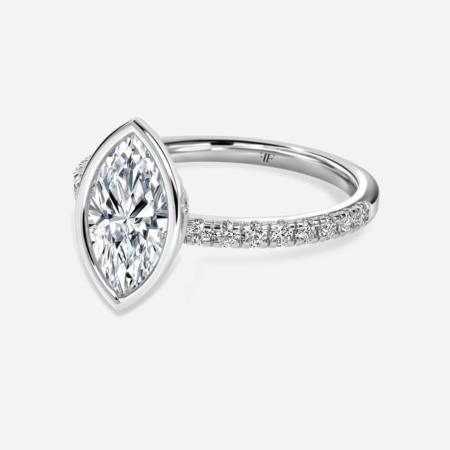 Lyra White Gold Engagement Ring