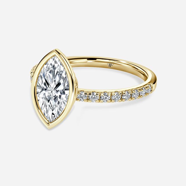 Lyra Yellow Gold Engagement Ring
