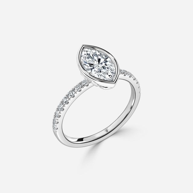 Lyra White Gold Engagement Ring
