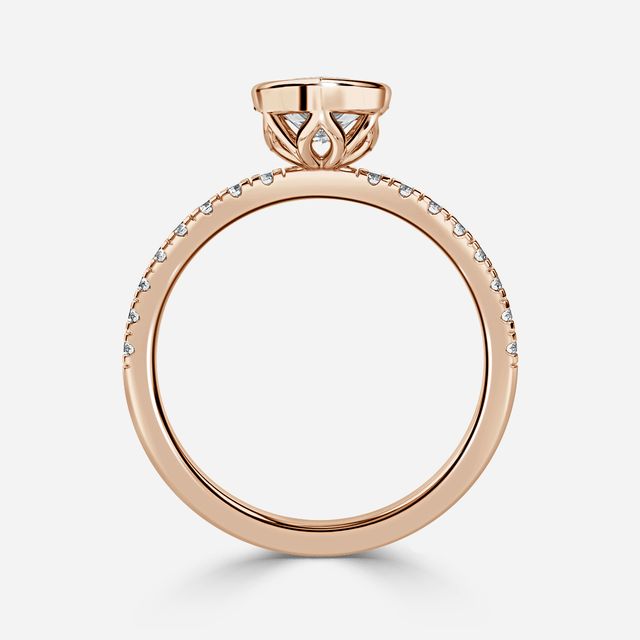 Lyra Rose Gold Engagement Ring