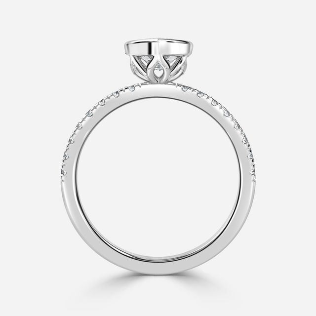 Lyra White Gold Engagement Ring