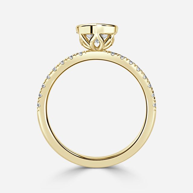 Lyra Yellow Gold Engagement Ring