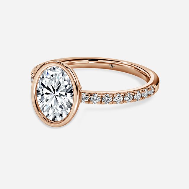 Lyra Rose Gold Engagement Ring