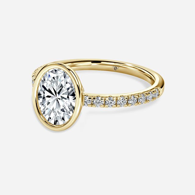 Lyra Yellow Gold Engagement Ring