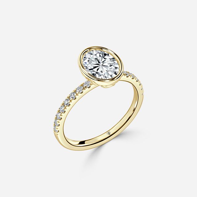 Lyra Yellow Gold Engagement Ring