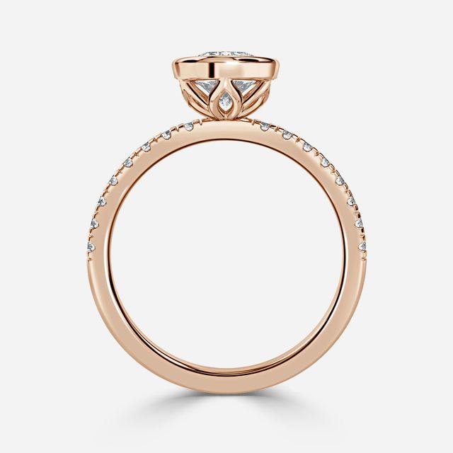 Lyra Rose Gold Engagement Ring