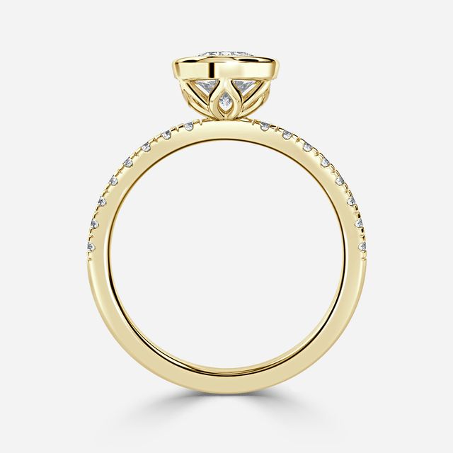 Lyra Yellow Gold Engagement Ring