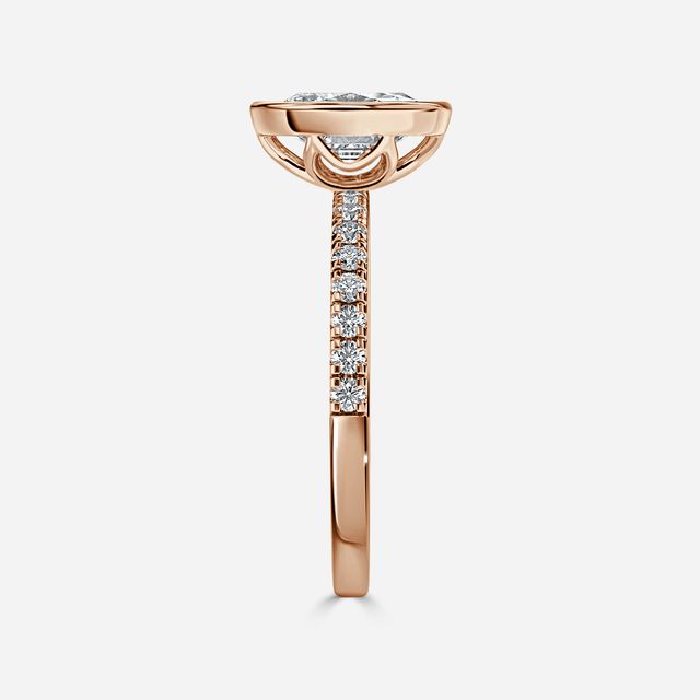 Lyra Rose Gold Engagement Ring
